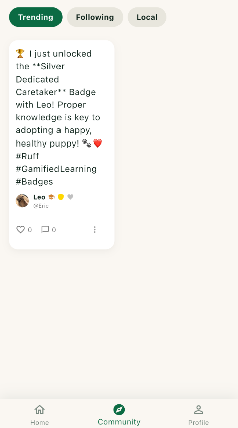 Social Community Feed